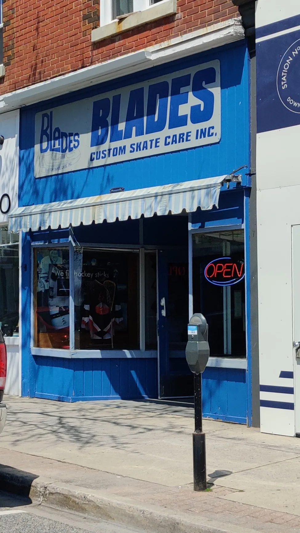 Blades Custom Skate Care storefront
