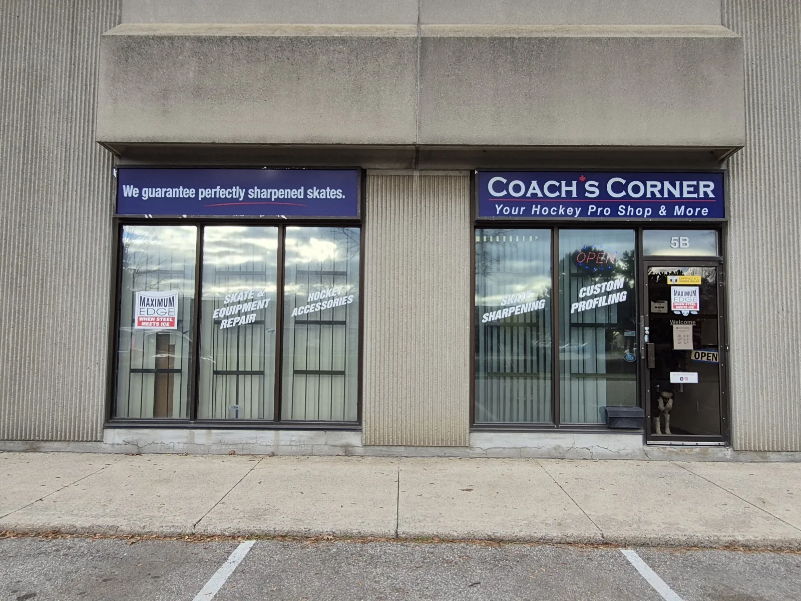 Coach’s Corner storefront