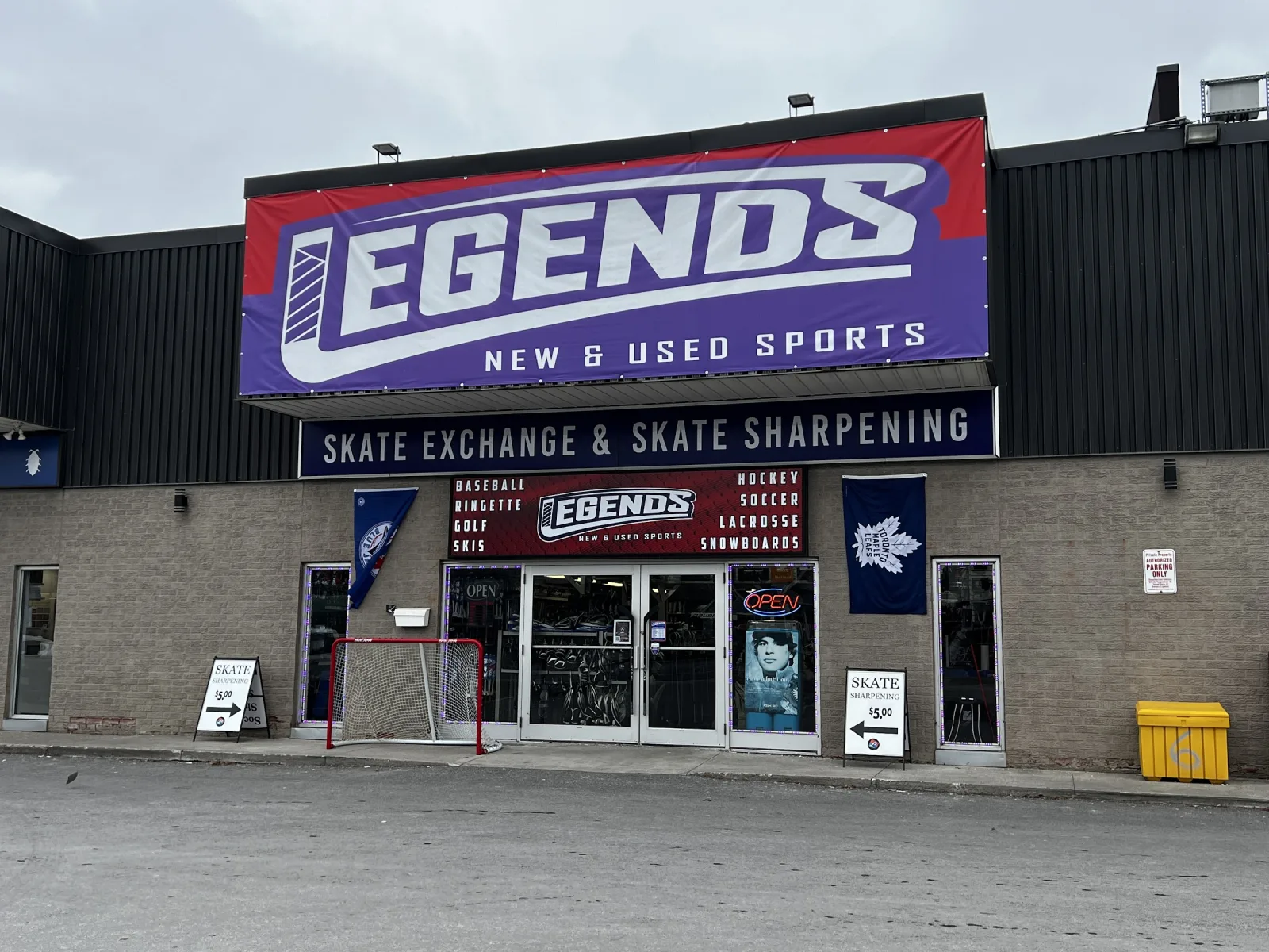 Legends Sports storefront