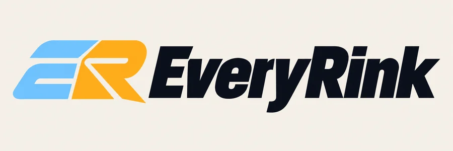 EveryRink full logo, light