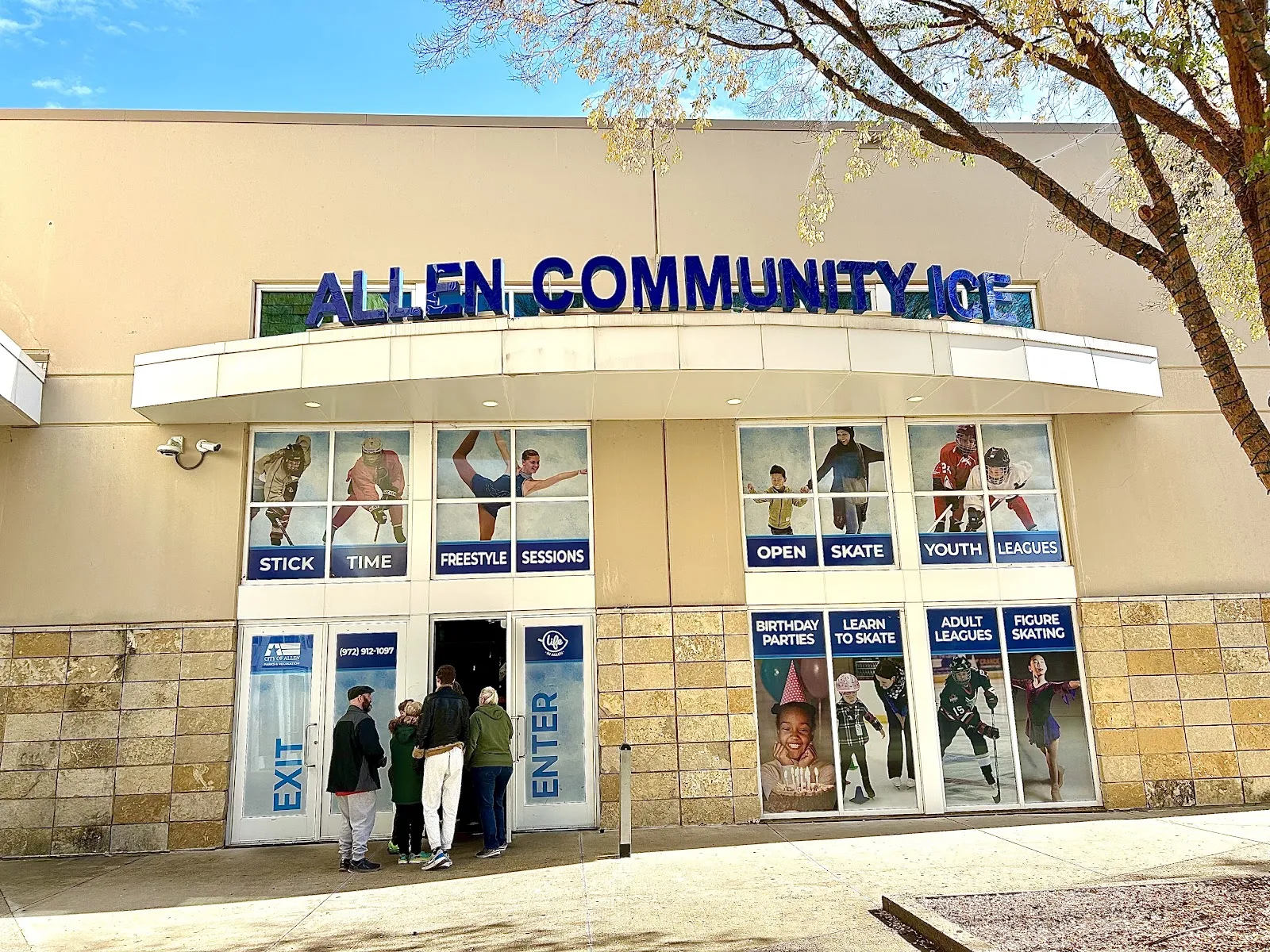 Allen Community Ice Rink, where Allen Community Ice Rink Pro Shop is