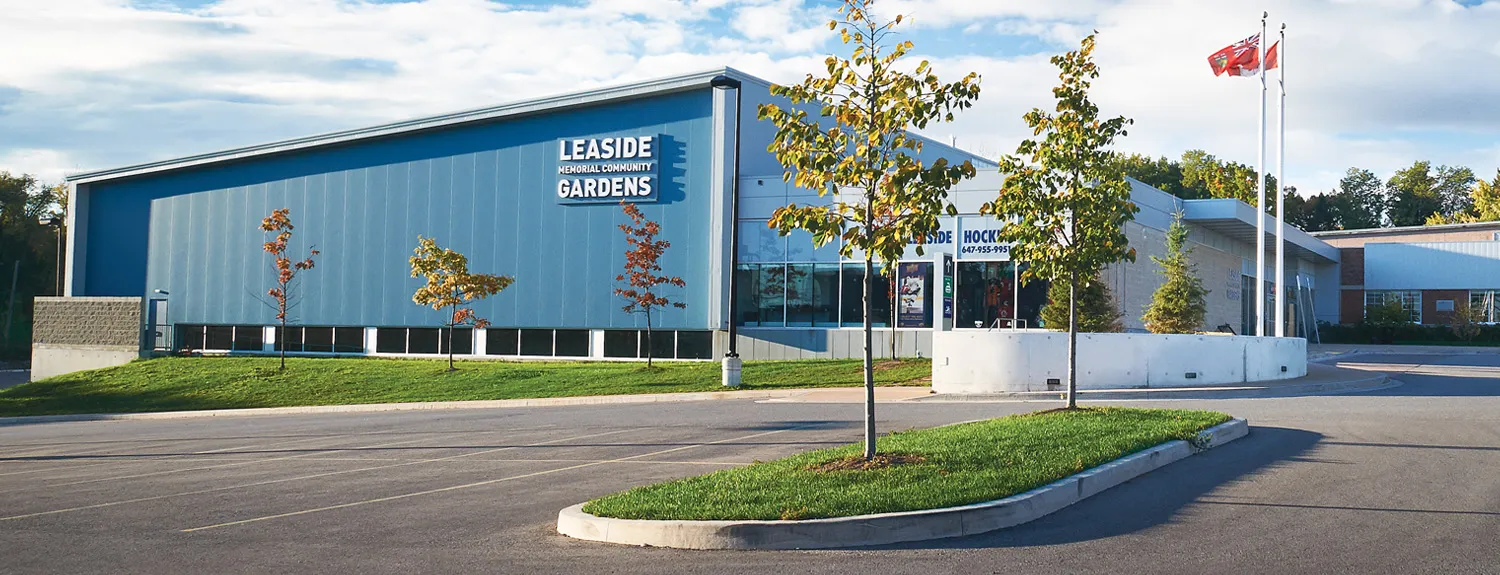 Leaside Memorial Community Gardens, where Leaside Hockey Shop is